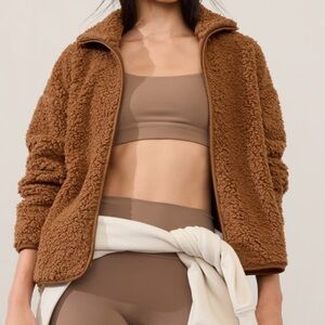 Athleta Cloud Fleece Full zip jacket